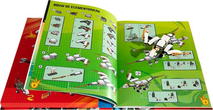 Image du produit LEGO Ninjago Construisez et collez vos propres modèles de dragons 3 en 1