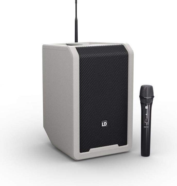 Image du produit LD Systems ANNY® 8 HHD B8 G - Enceinte de sonorisation portable Bluetooth® avec batterie, table de mixage et (Actif)
