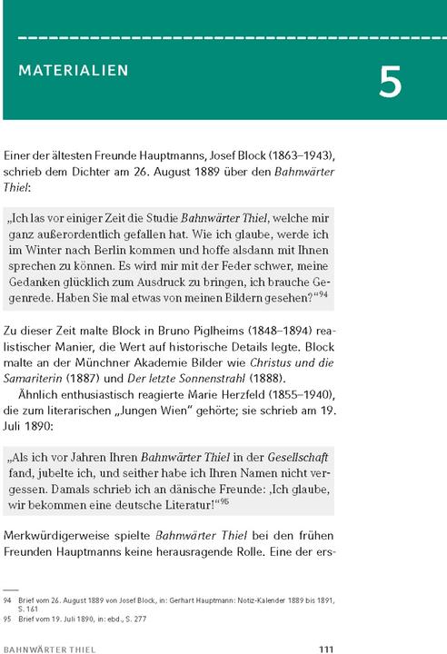 Produktbild Bahnwärter Thiel von Gerhart Hauptmann - Textanalyse und Interpretation (Deutsch, Gerhart Hauptmann, Rüdiger Bernhardt, 2023)