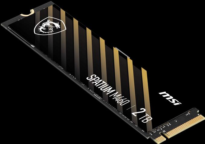 Actual product image MSI Dysk SSD Spatium M460 2 TB M.2 2280 PCI-E x4 Gen4 NVMe (S78-440Q490-P83) (2000 GB, M.2 2280)