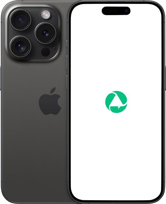Image du produit remarket.ch iPhone 15 Pro (128 Go, Titane Noir, 6.10", 12 Mpx, B / Très bon)
