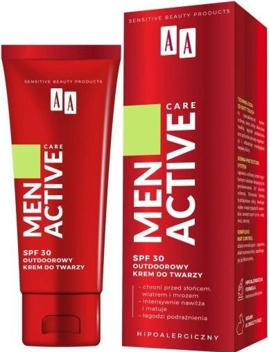 Oceanic Aa Men Active Care Outdoor Face Cream Spf30 50Ml (50 ml, Tagescreme, SPF 30)