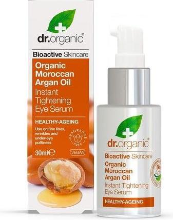 Immagine prodotto Dr. Organic Siero per gli occhi all'olio di Argan del Marocco 30ml (Siero, 30 ml, Giorno)