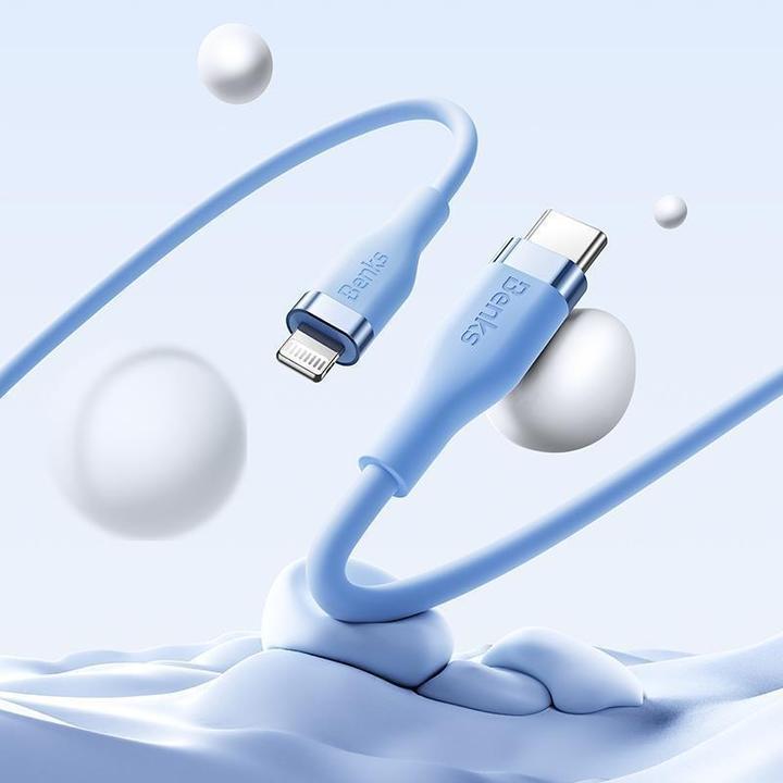 Actual product image Benks M19 Charging Cable MFI Blue (2 m)