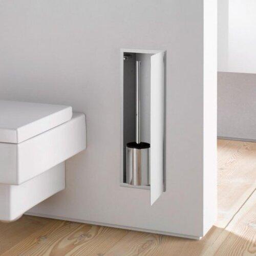 Produktbild Emco WC-Bürstengarnitur asis 2.0 Unterputz optiwhite/aluminium 497 mm 973427431