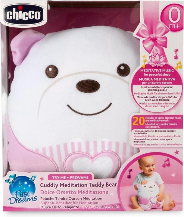Produktbild Chicco Cuddly Meditation Teddy Bear Pink