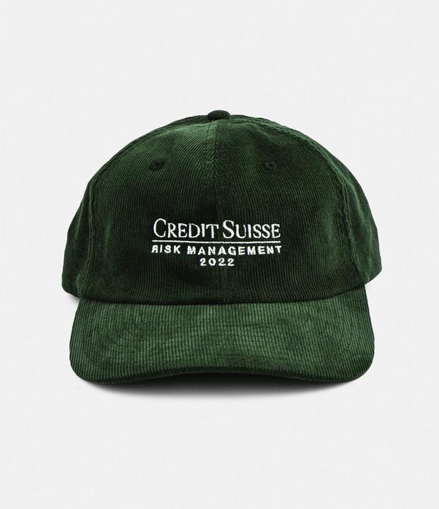 Actual product image Plakativ «Credit Suisse Risk Management» Corduroy Cap Black