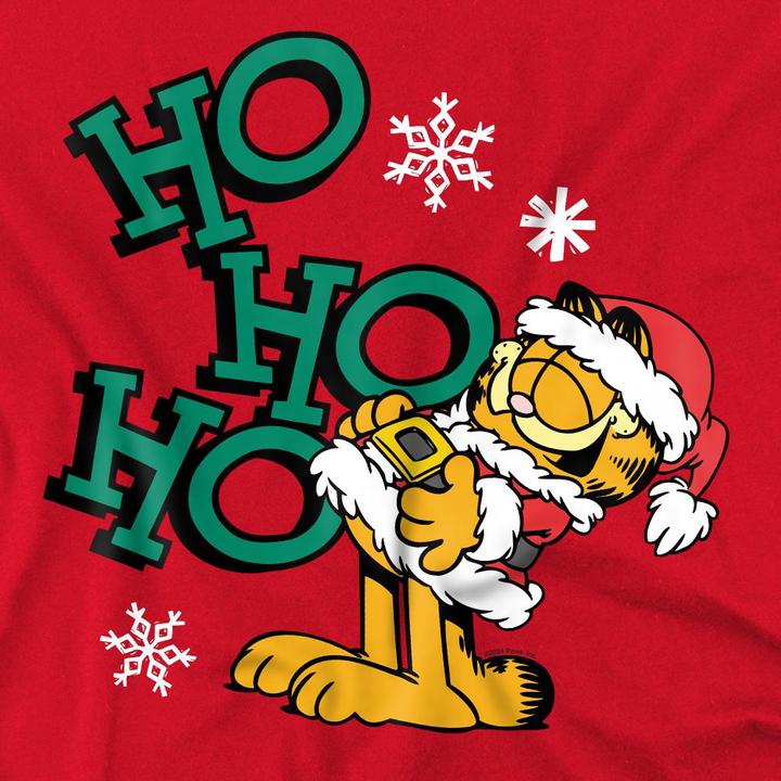Immagine prodotto Garfield Ho Ho Ho Maglietta Natale Uomo (4XL)
