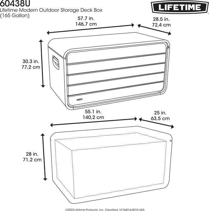 Actual product image Lifetime Kissenbox Space XL
