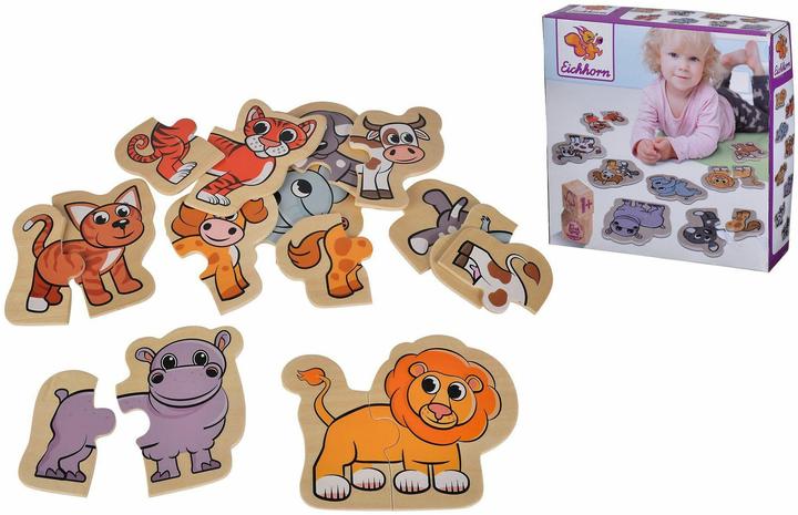 Produktbild Eichhorn Tierpuzzle aus Holz, 16tlg. (16 Teile)