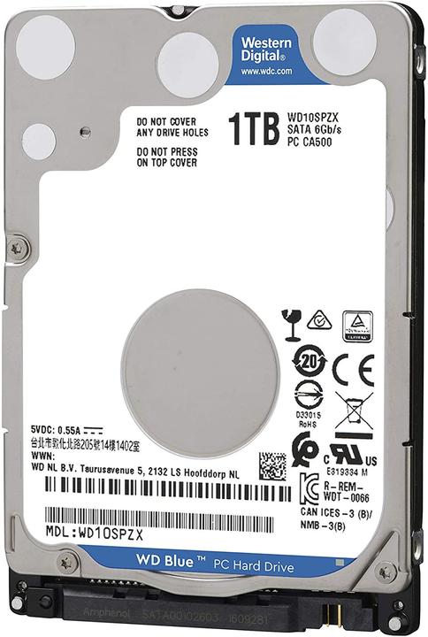 Immagine prodotto WD Blu (1 TB, 2.5", SMR)