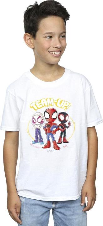 Immagine prodotto Spidey And His Amazing Friends Sketch Maglietta Ragazzi (152, 158)