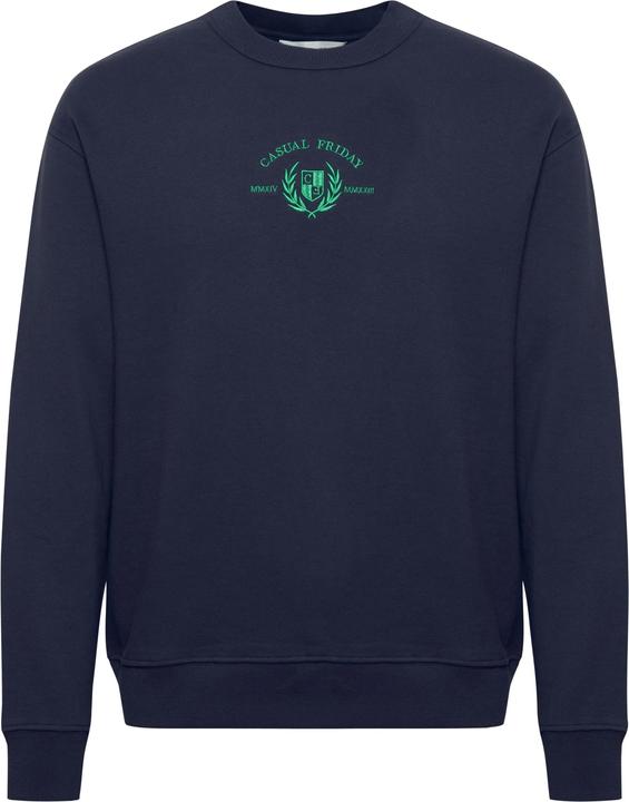 Casual Friday CFSage relaxed sweat w. embroidery - 20504729
