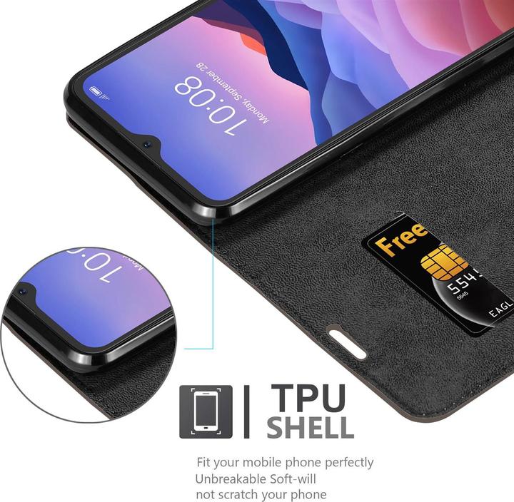 Produktbild Cadorabo Book Invisible Magnet Cover (ZTE Blade V2020 Smart)