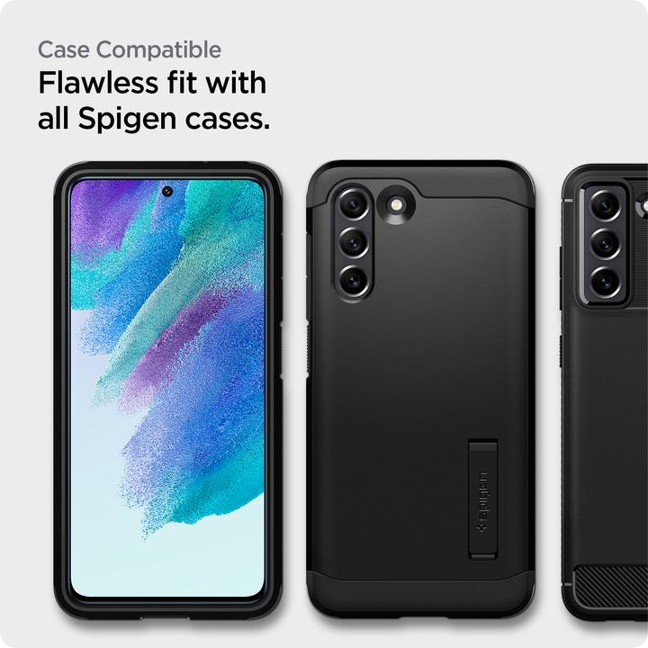Produktbild Spigen ALM Glas.Tr Samsung S21 FE 2szt. szkło hartowane AGL03088 (2 Stück, Samsung Galaxy S21 FE)