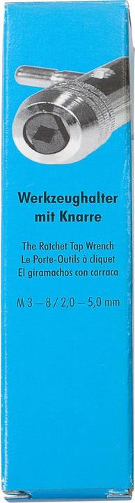 Produktbild Dönges Werkzeughalter PROFI mit Ratsche, M 3 - M 10, Grösse 1-XL, 250 mm