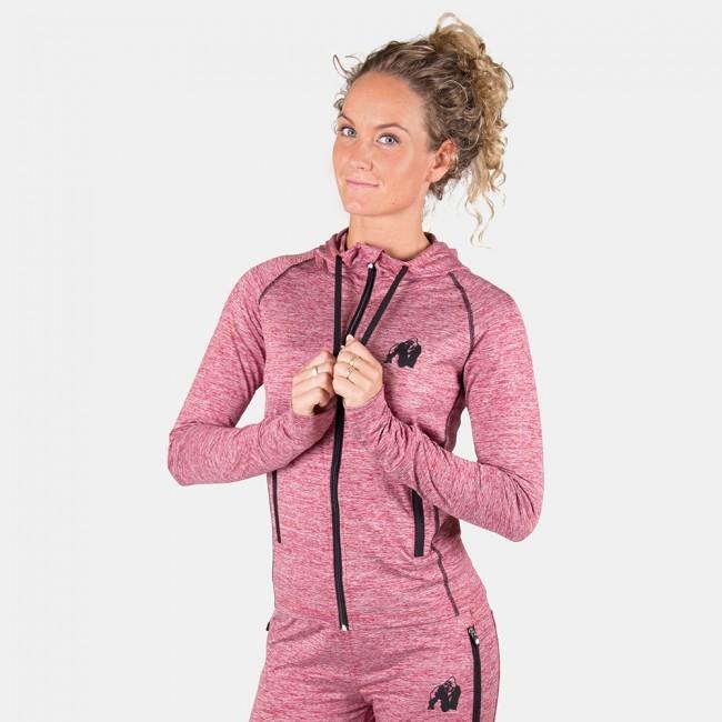 Gorilla Wear Shawnee Zipped Hoodie Mixed Red (S)