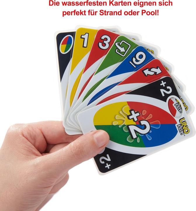 Image du produit Mattel Games UNO Flip Splash (Français)