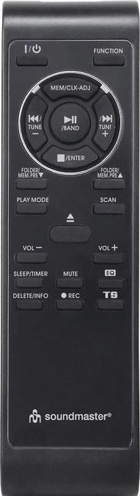 Immagine prodotto Soundmaster MCD5550D (Nastro adesivo, Giradischi, Bluetooth, Lettore CD, 2x 2,5 W)