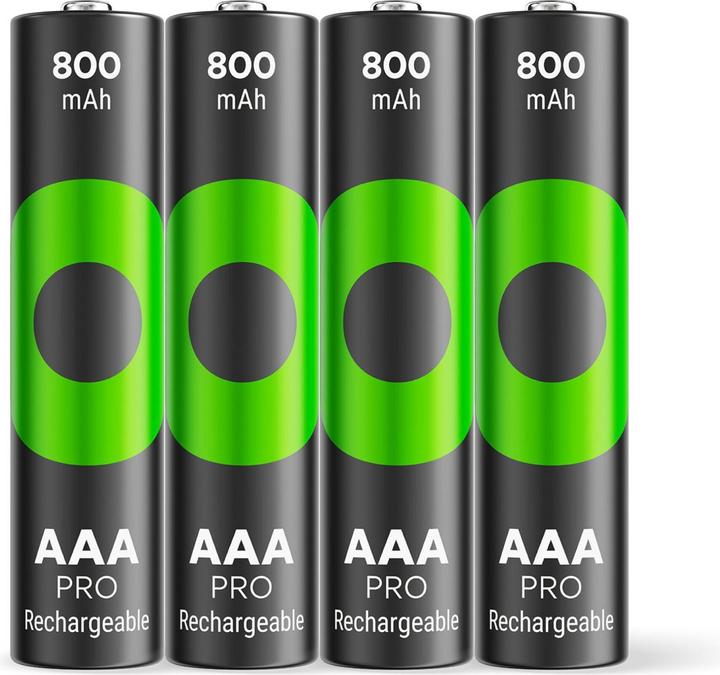 Produktbild GP Batteries Recharable batteries others (4 Stk., AAA, 800 mAh)