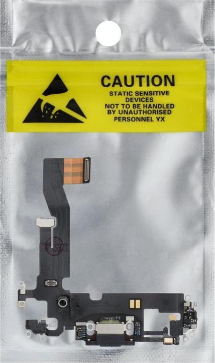 Actual product image OEM Consumables! Charging flex USB for IPHONE 12 Pro black (pulled) (iPhone 12 Pro)