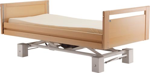 Image du produit Lit de soins Allegra living avec pieds en métal Bois