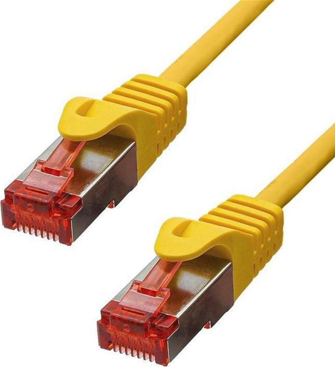 Image du produit ProXtend F/UTP CAT6 LSZH AWG 26 CU Jaune 30CM (F/UTP, CAT6, 0.30 m)