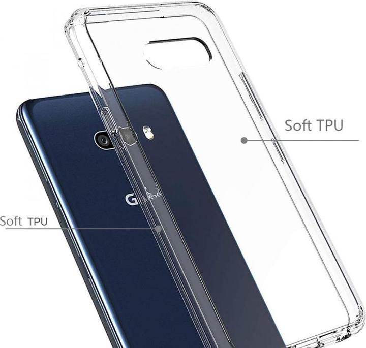 Actual product image Screenguard LG G8X ThinQ Flexible TPU Clear Case (G8X ThinQ)