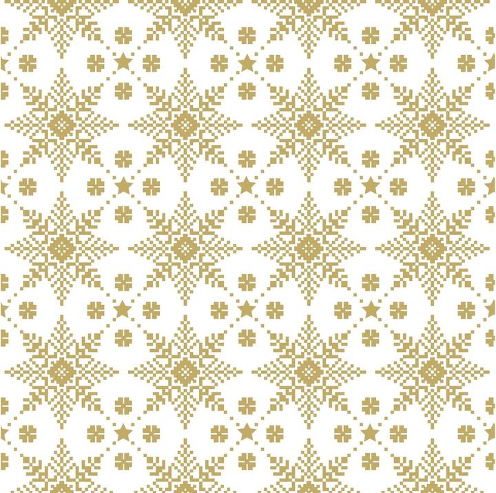 Produktbild Paper + Design Serviette Golden Snow 33x33cm (20 x, 3 x 17 x 17 cm)