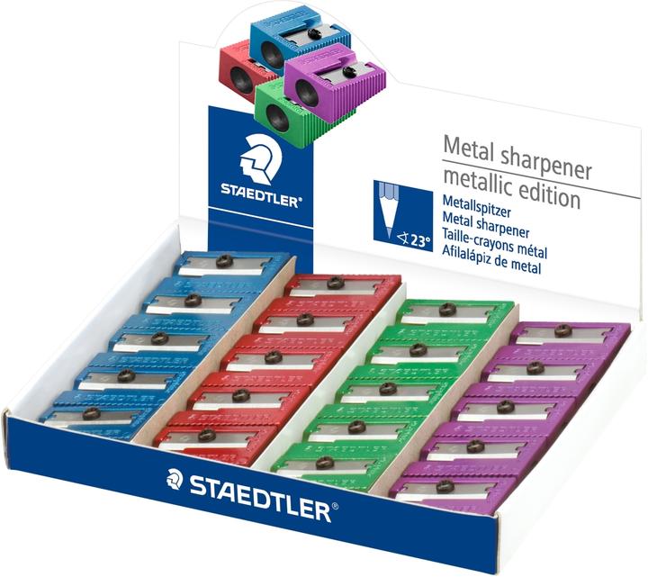 Produktbild Staedtler Spitzer Metallic, aus Metall, 20er Thekendisplay