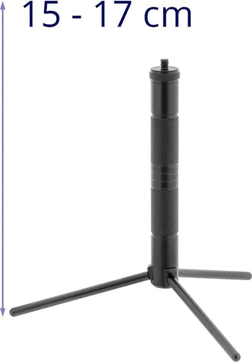 Immagine prodotto Steinberg Treppiede - 148 + 170 mm - Filettatura 1/4" (Metallo)