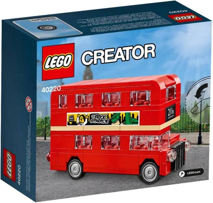 Image du produit LEGO 40220 Bus londonien (40220, LEGO Creator 3-in-1)