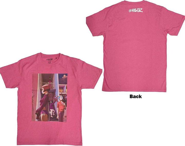 Actual product image Gorillaz The Static Channel Back Print (M)