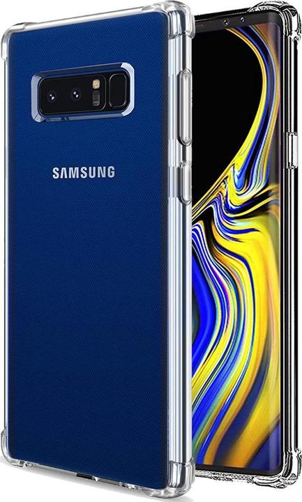 Actual product image Screenguard Samsung Galaxy Note8 Case Crystal Soft Airbag Bumper (Samsung Galaxy Note 8)