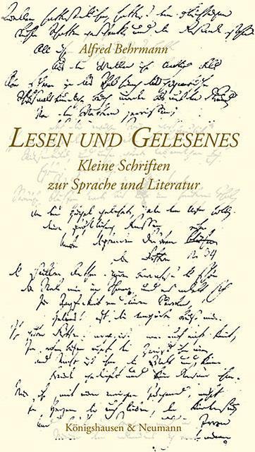 Produktbild Lesen und Gelesenes (Deutsch)