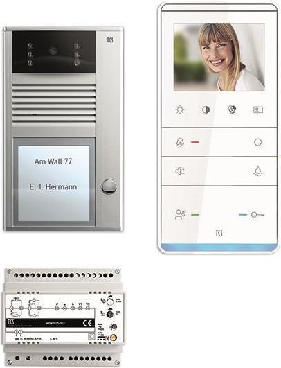 TCS easy:pack V2D Video AP PVC2310-0010 f.1 residential unit from front-door station AVC