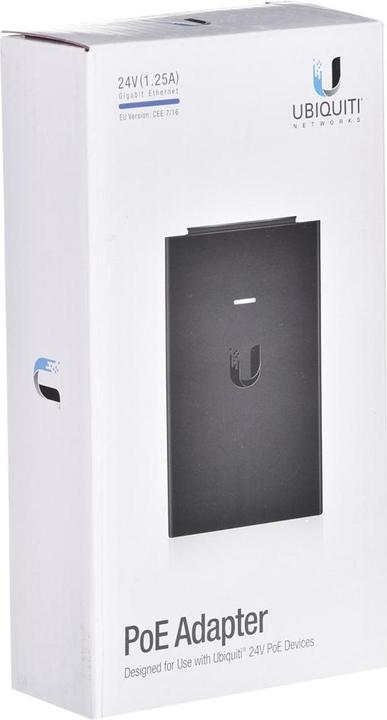 Actual product image Ubiquiti PoE Injector (Passive 24V PoE-in, 30 W)
