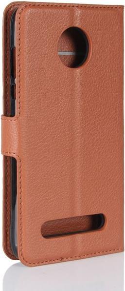 Produktbild MU Classic Leder Hülle mit Litchitextur (Motorola Moto Z2 Play)