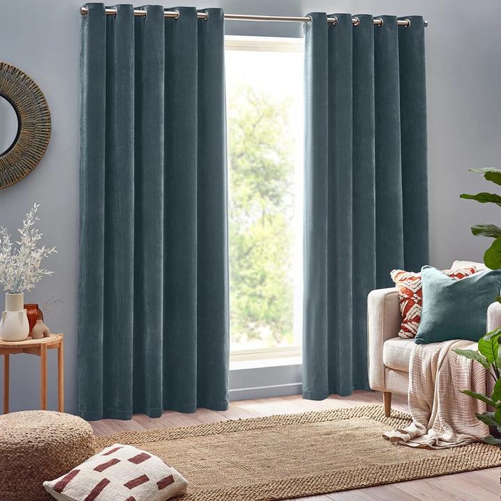 Yard Ösenvorhänge Chenille Samt