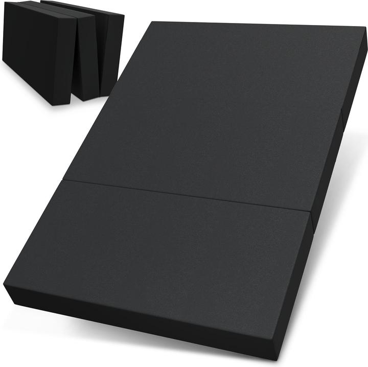 Actual product image Bestschlaf Klappmatratze, 3-teilige Faltmatratze, Reisebett, Gästematratze (140 x 195 cm, Foam core)