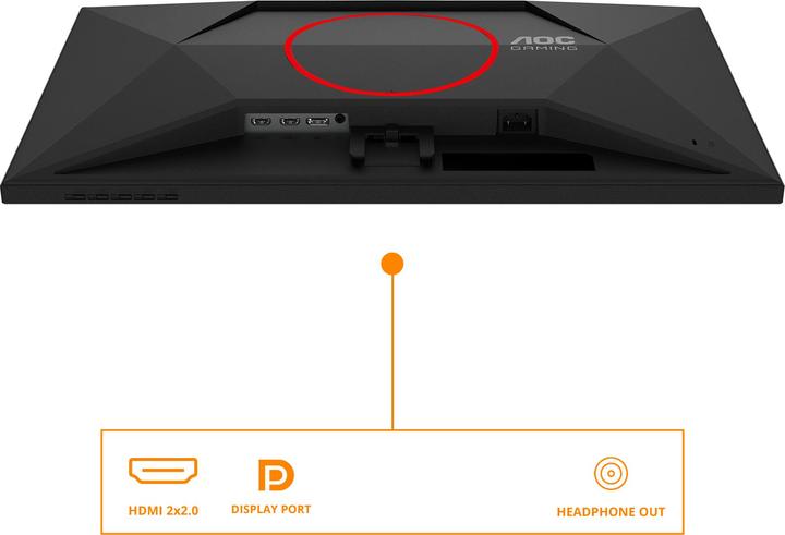Produktbild AOC 4HRE IPS Monitor,,, Speakers, 2x HDMI, DisplayPort (1920 x 1080 Pixel, 27")