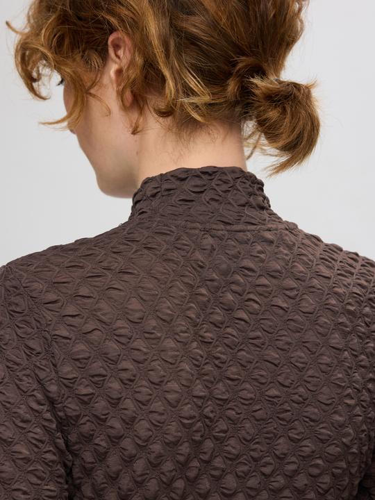 Produktbild Selected Femme Texturiertes Oberteil mit langen Ärmeln (L)