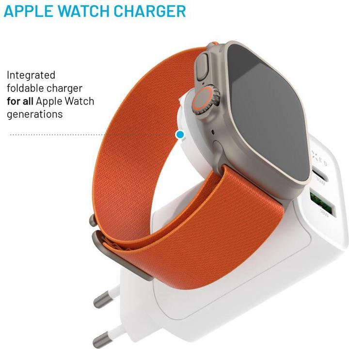 Produktbild Fixed - MagFlip USB-C Charger 33W Apple Watch/USB-C/USB-A (33 W)