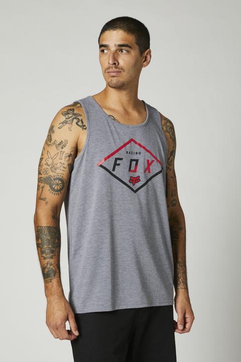 Fox Tee 21 Badge Tech Tank Htr Graph S (S)