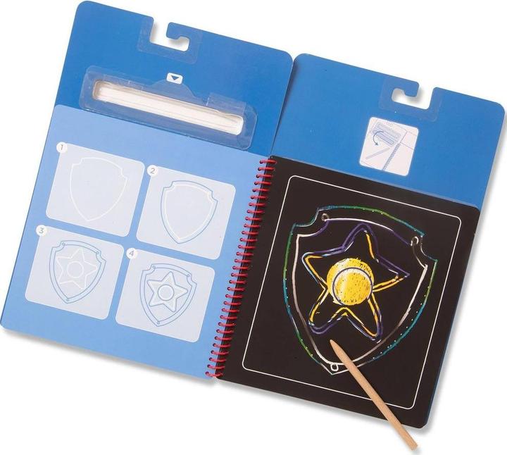 Actual product image Melissa & Doug Scratch art block Chase