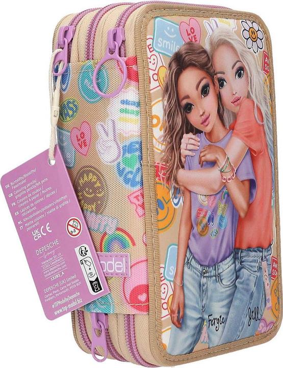 Produktbild Top Model Topmodel - Triple Pencil Case GIRL POWER - Beige (413282)