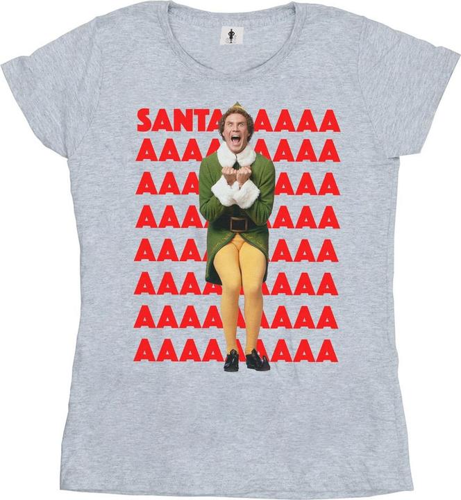 Elf Buddy Santa Scream TShirt (S)