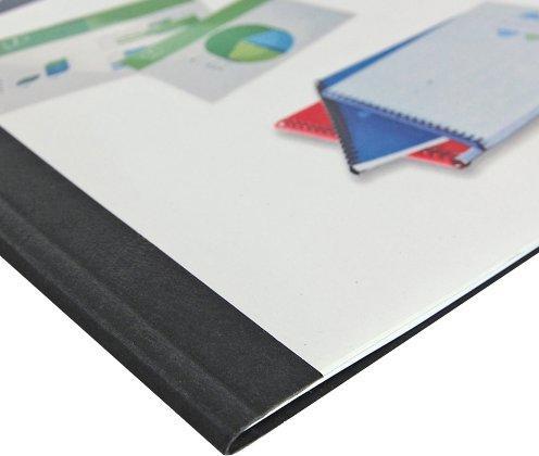 Actual product image GBC LeatherGrain thermal binder A4 100 pcs - 3 mm, blue