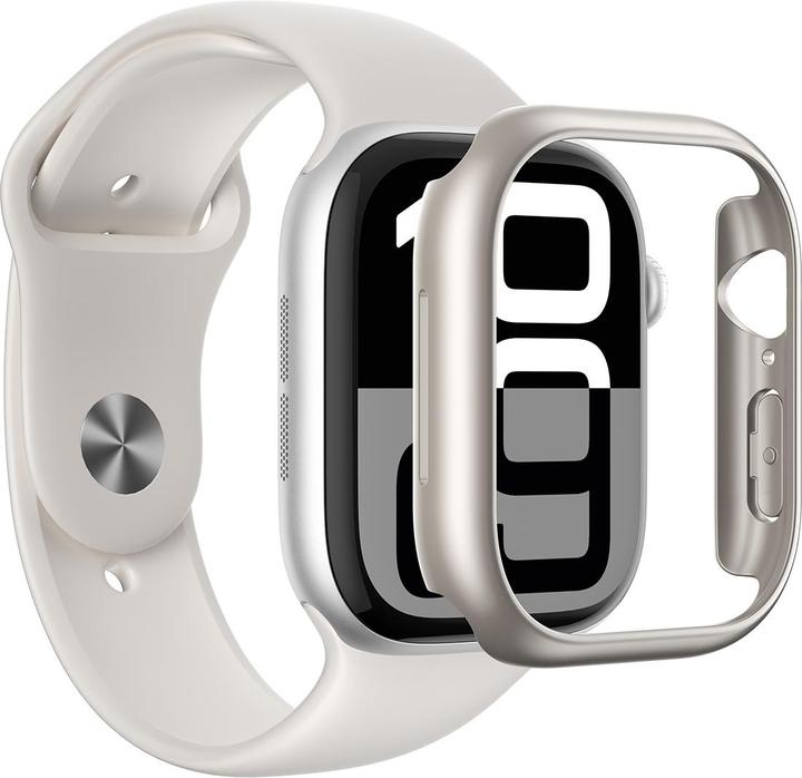 Amazingthing Minimal Case für Apple Watch 46 mm – Silber