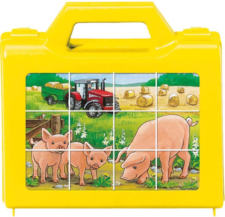 Produktbild Ravensburger Tiere auf dem Bauernhof Würfelpuzzle (12 Teile)